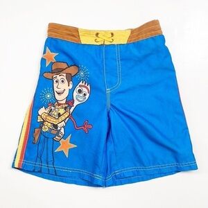Disney Toy Story Woody and Forky swim trunks board shorts
